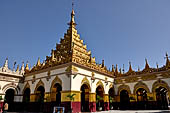 Mahamuni Paya against blue sky in Mandalay, Myanmar 